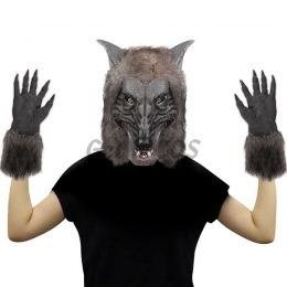 Halloween Props Plush Werewolf Suit