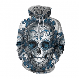 Couples Halloween Costumes Skull Retro Pattern