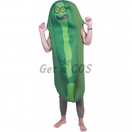 Adults Halloween Costumes Food Cucumber Coverall