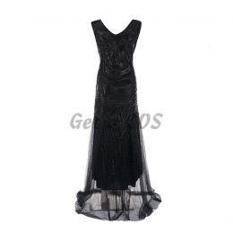 Women Halloween Costumes 1920 Vintage Dress