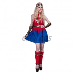 Women Halloween Costumes Superman Outfit