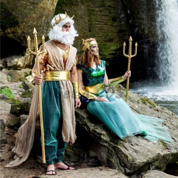 Couples Halloween Costumes Neptune Cleopatra Pharaoh Clothes