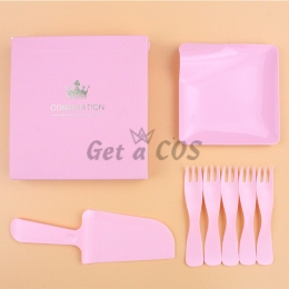 Birthdays Decoration Disposable Cake Tableware Set