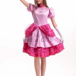 Women Halloween Costumes Pink Pricess Dress