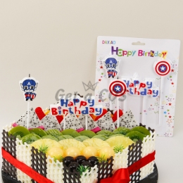 Birthdays Decoration Cartoon Character Candle