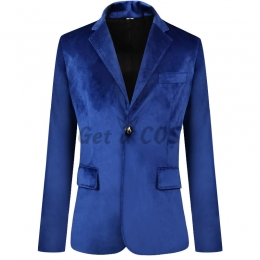 Men Halloween Costumes Medieval Retro Suit