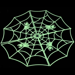 Halloween Decorations Plastic Luminous Spider Web