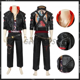Anime Costumes Cyberpunk 2077 Jackie Cosplay - Customized