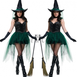 Witch Halloween Costumes Festival Suit