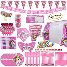 Tableware Rainbow Unicorn Printing Kit