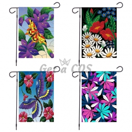 Garden Flags Spring Flowers Double-Sided Printing