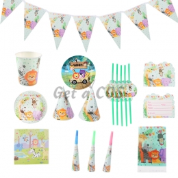 Tableware Cartoon Animals Printing Kit