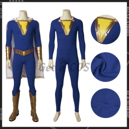 Hero Costumes Shazam Freddy Freeman Blue - Customized