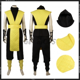 Anime Costumes Mortal Kombat Scorpion Cosplay - Customized