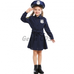 Cute Police Uniform Girls Costume