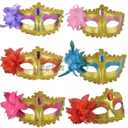 Halloween Decorations Painted Lily Mask