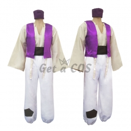 Men Halloween Costumes Aladdin Clothes