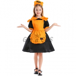 Pumpkin Costume Jack Girls Dress