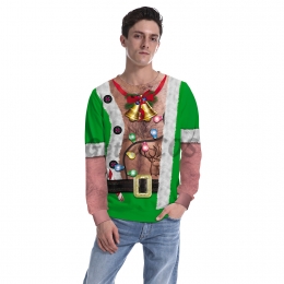 Men Halloween Costumes Christmas Spoof Chest Hair