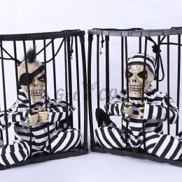 Halloween Props Death Row Skeleton