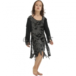 Zombie Halloween Costumes Hole Dress