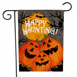 Garden Flags Halloween Pumpkin Printing