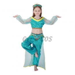 Green Arab Girls Costume