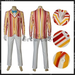 Movie Costumes Mary Poppins Bert Cosplay - Customized