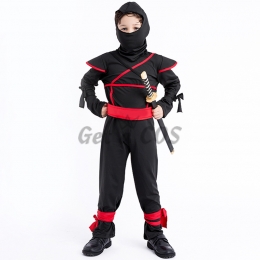 Masked Warrior Ninja Kids Costume
