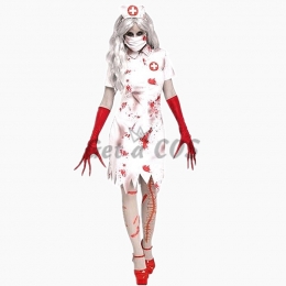 Scary Halloween Costumes Vampire Nurse Clothes