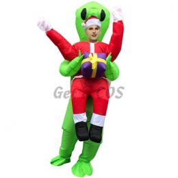 Inflatable Alien Costume Santa Claus