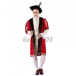 Men Halloween Costumes Roman Knight Clothes