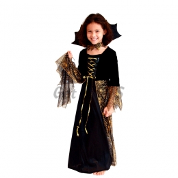 Girls Witch Costume Spider Princess Dress