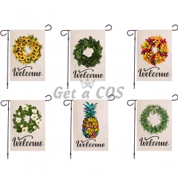 Garden Flags Flower Series Pattern