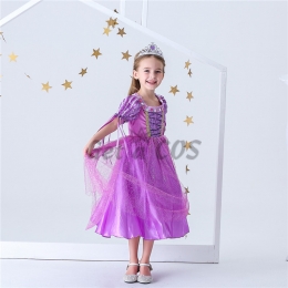 Halloween Costumes Sophia Long Hair Princess Dress