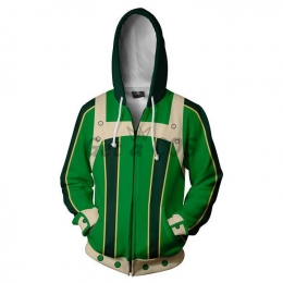 Anime Cosplay Costumes My Hero Academia Green Coat