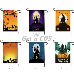 Garden Flags Halloween Printing Style