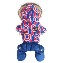 Pet Halloween Costumes Colorful Hooded Suit