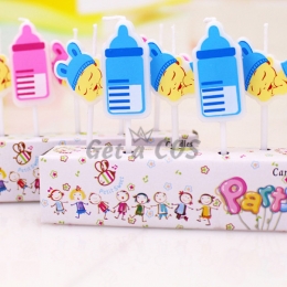Birthdays Decoration Baby Bottle Candle