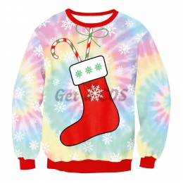 Women Halloween Costumes Christmas Socks Print