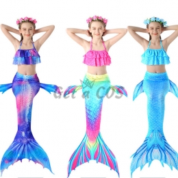 Girls Halloween Costumes Mermaid Swimsuit
