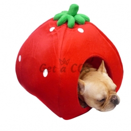 Pet Costumes Strawberry Cotton Nest