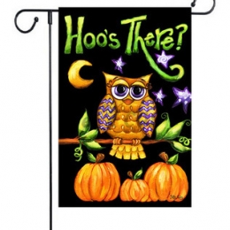 Halloween Decorations Sunflower Printing Flags