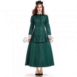 Women Halloween Bat Costumes Waist Long Sleeve Dress