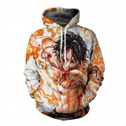 Anime Halloween Costumes Portgas·D· Ace Printing