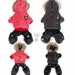 Pet Halloween Costumes Dots Cotton