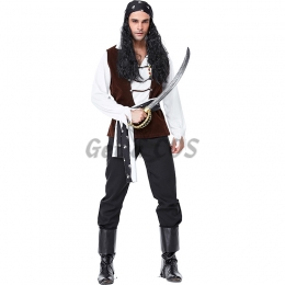 Skull Logo Pirate Men's Costume