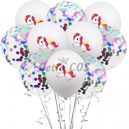 Birthday Balloons Unicorn Printing