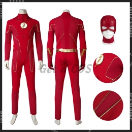 Anime Costumes The Flash Barry Allen Cosplay - Customized