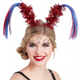 Holiday Decorations Colorful Horsetail Headband